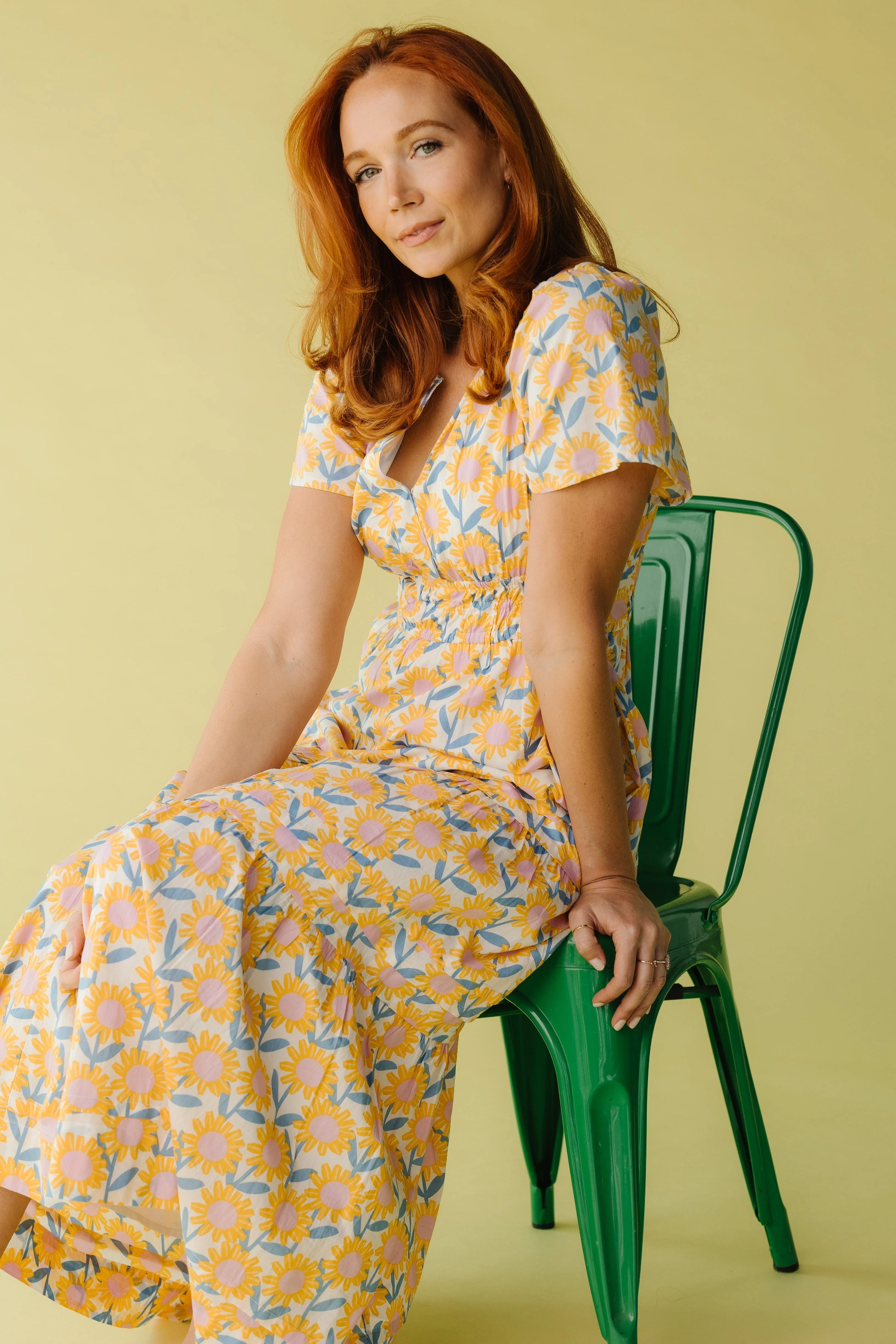 Citrus Shae Summer Print Dress - Image 7