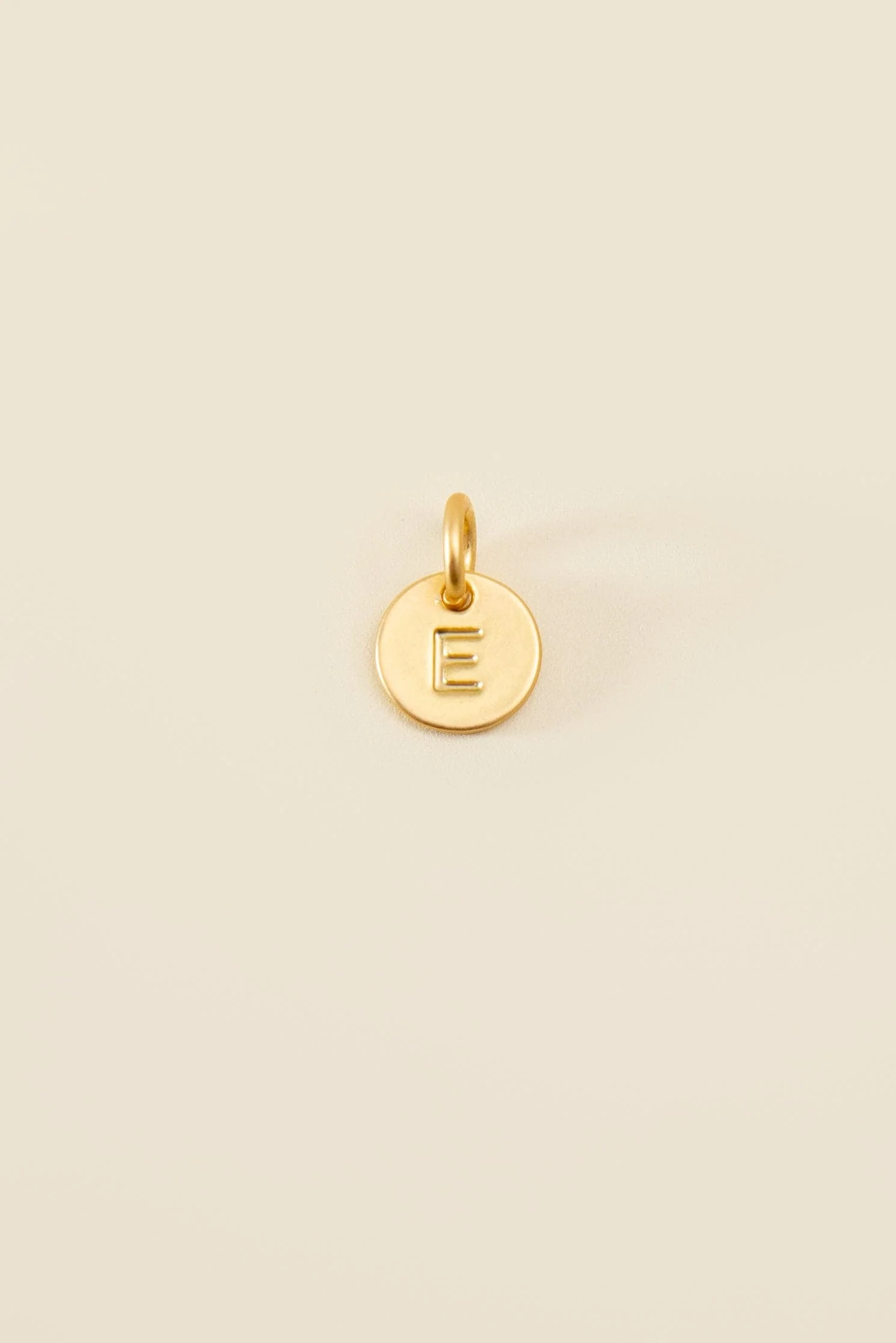 Cove Small Letter Disk Pendant - Image 6