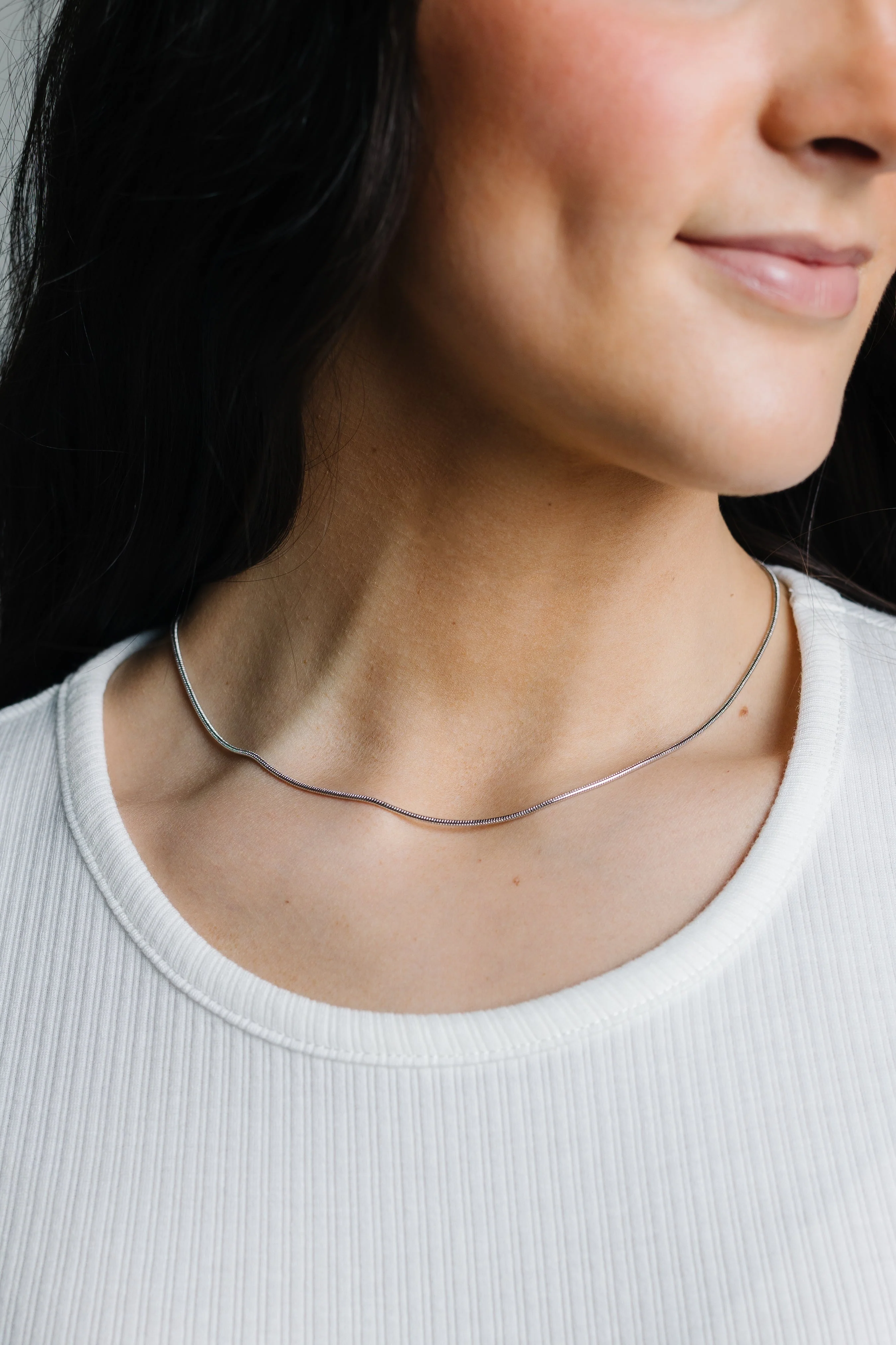 Cove Snake Chain Necklace - Image 4