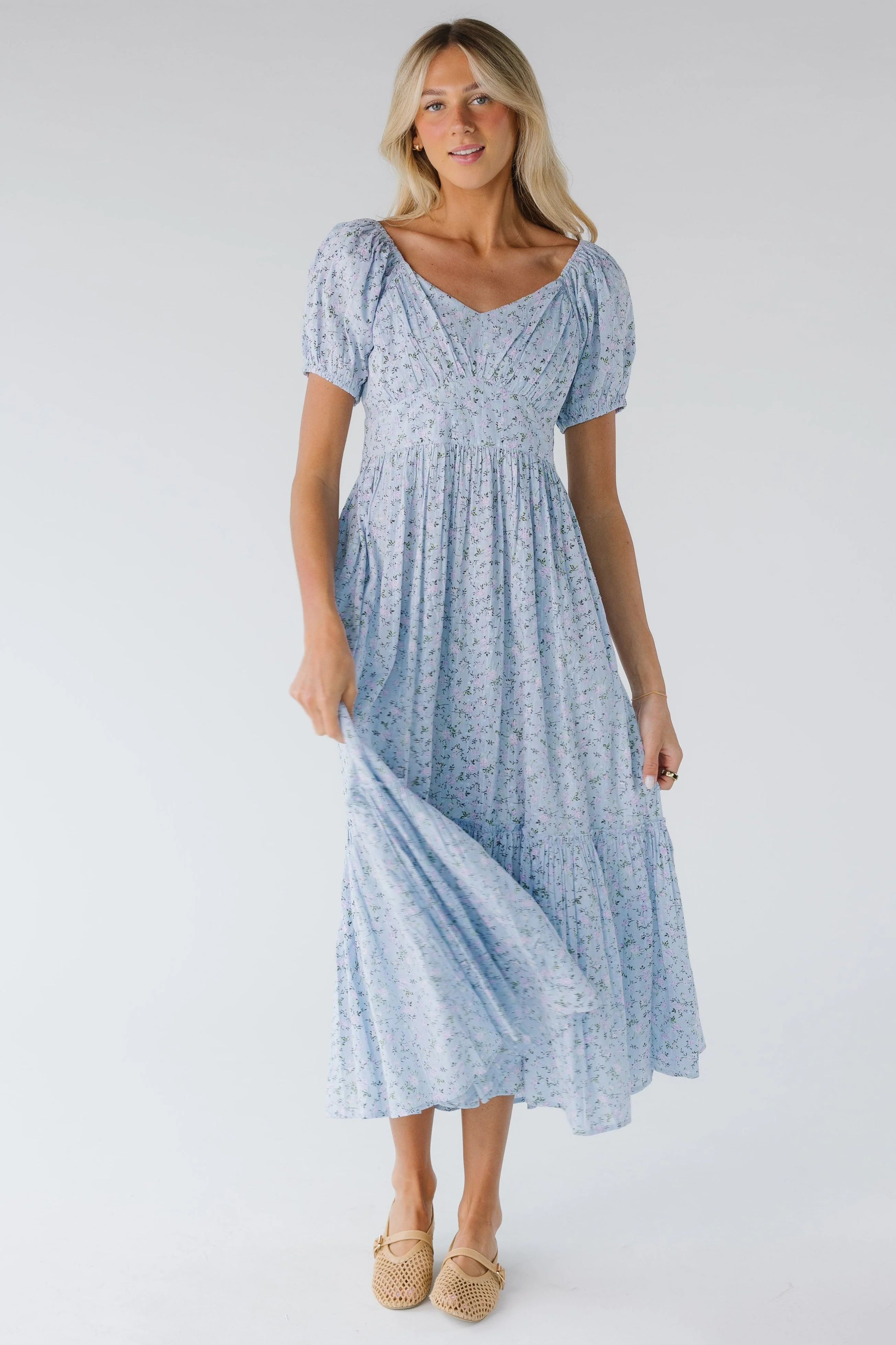 Citrus Swiss Midi Dress - Image 4