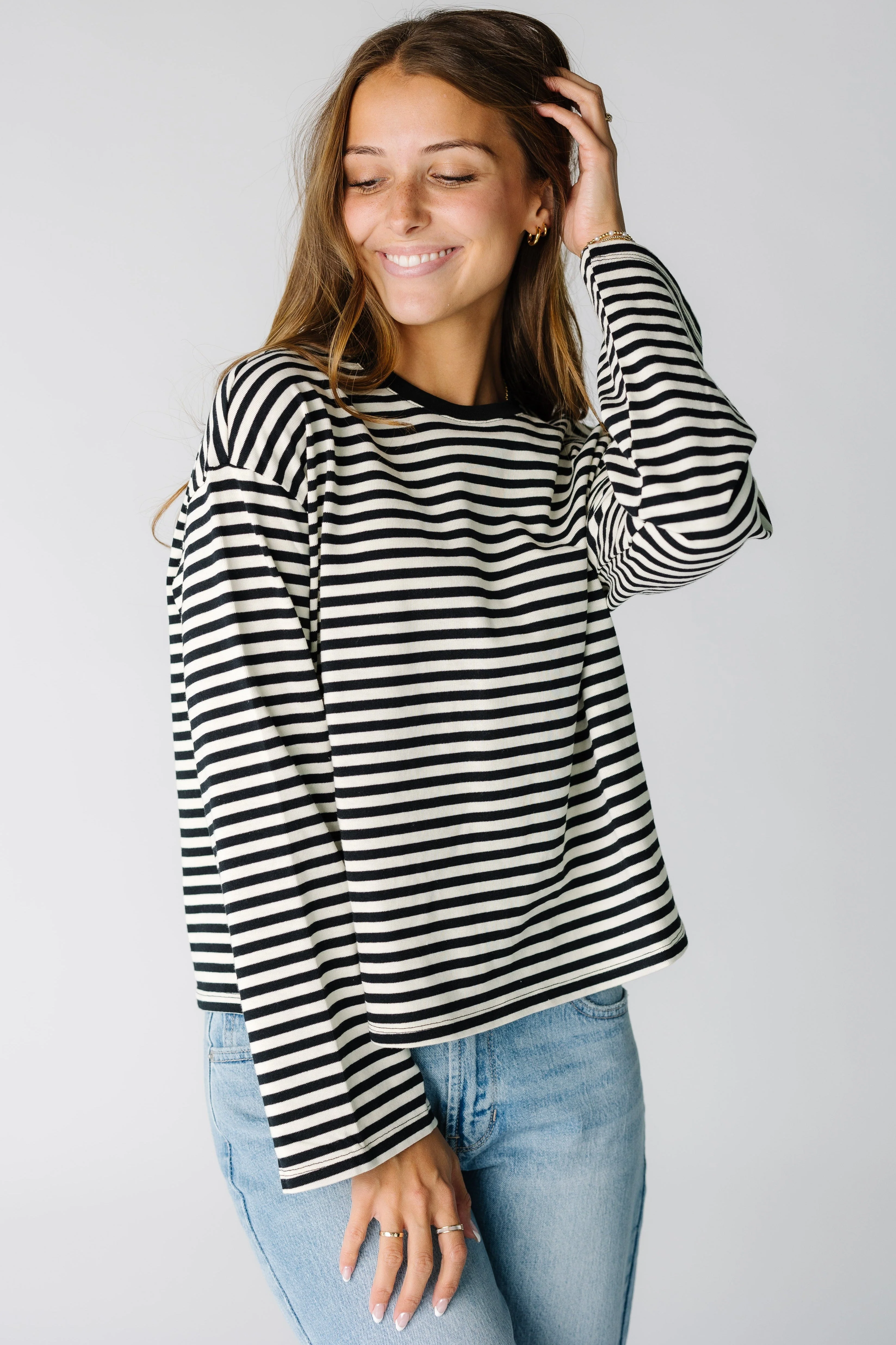 The Callahan Top - Black & White