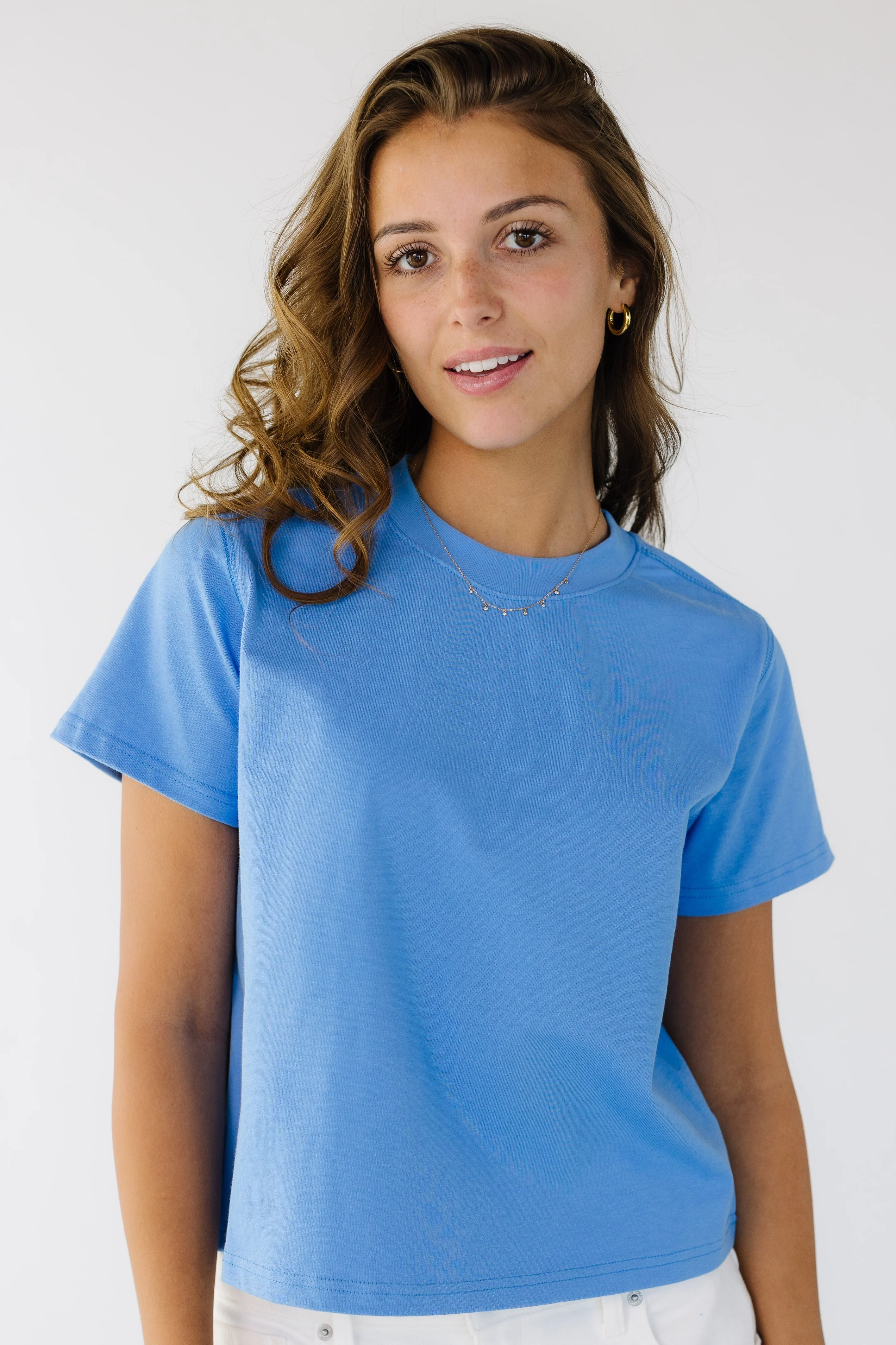 The Lanie Top - Blue & Navy - Image 3