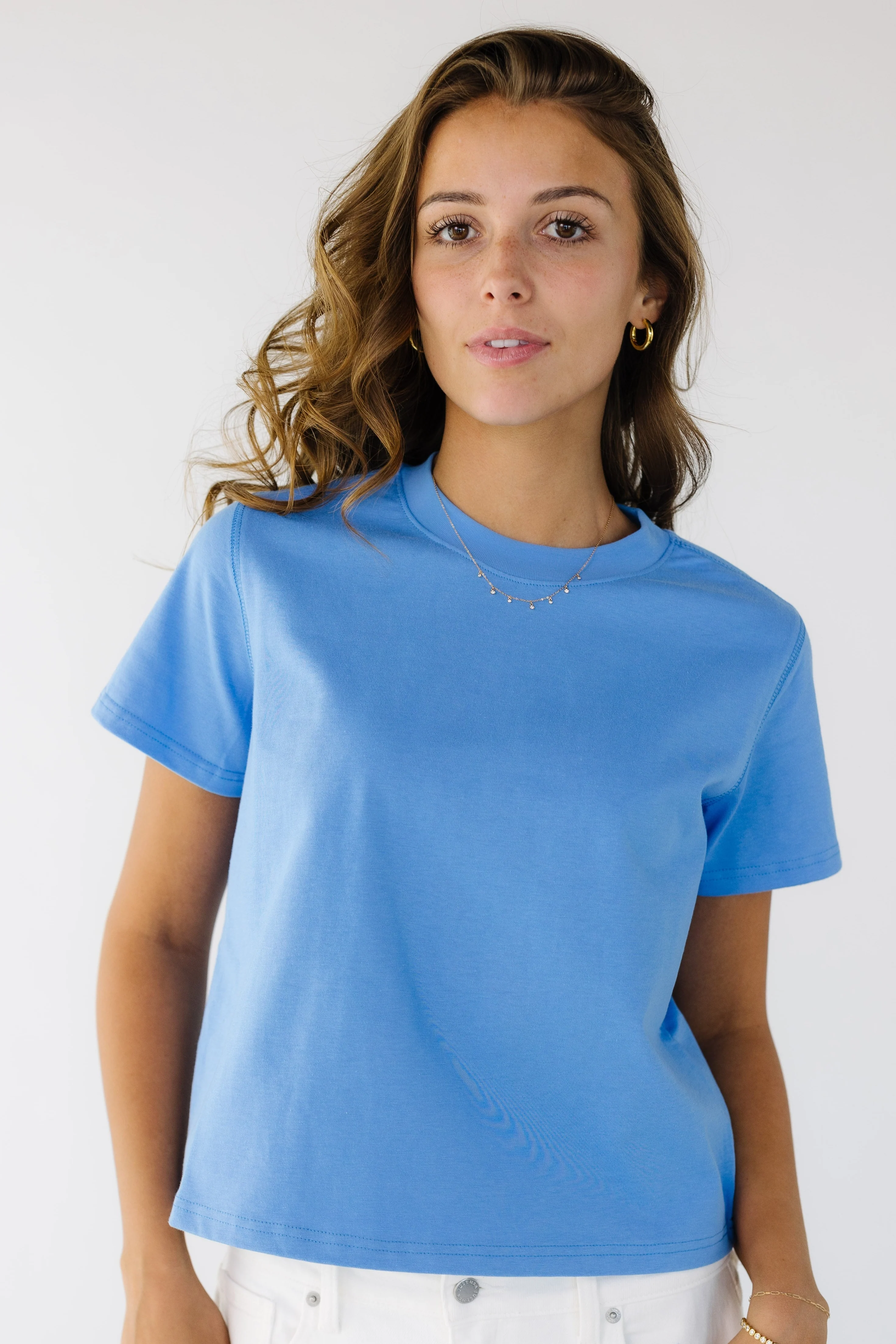 The Lanie Top - Blue & Navy - Image 4